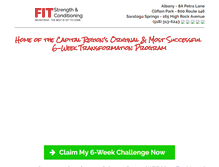 Tablet Screenshot of fitstrengthconditioning.com